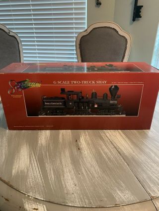 BACHMANN SPECTRUM 36 TON G SCALE TWO - TRUCK SHAY STEAM LOCOMOTIVE NO.  81196 4