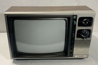 Vintage 1986 Goldstar 13” Color Tv Cmx - 4120 - / Not