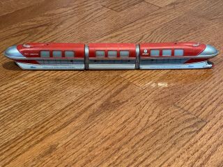 Schuco Disneyland Monorail; 3 - Car Red Electric Train 6333/0,  Nm