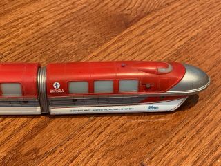 Schuco Disneyland Monorail; 3 - Car Red Electric Train 6333/0,  NM 2