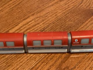 Schuco Disneyland Monorail; 3 - Car Red Electric Train 6333/0,  NM 3
