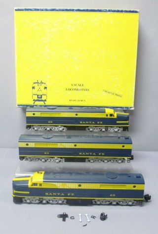 American Models 410aba S Scale Santa Fe Pa - 1 Aba Diesel Locomotive/box