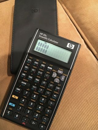 Hp 35s Scientific Calculator,  With Case