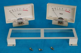 Teac X - 10 Reel Deck Parts : Vu Meters With Plate