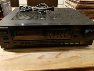 Vintage Pioneer Sx 2300 Stereo Receiver With 5 Band Graphic Eq 1980s