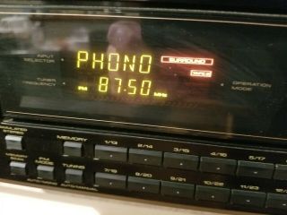 Vintage Pioneer SX 2300 Stereo Receiver with 5 Band Graphic EQ 1980s 3