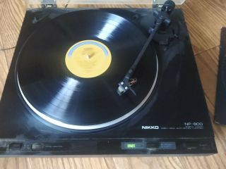 Nikko Np - 800 Vintage Vinal Record Player