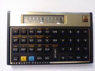 Hewlett - Packard Hp - 12c Financial Calculator  And Handbook
