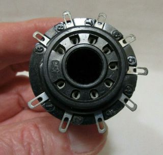 Vintage POMONA Novar Test Socket Adapter,  Model 1779,  for 9 - Pin Socket 2