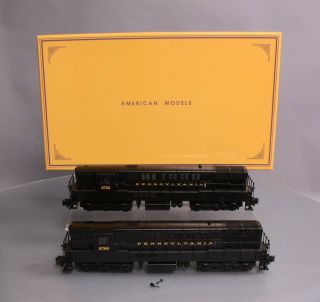 American Models Tm03 S Scale Pennsylvania Fm Trainmaster Diesel Set (dc Hi - Rail)