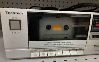 Technics Rs - B18 Silver Stereo Tape Cassette Deck Player Dolby,  Dbx