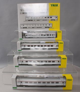 Trix 23408 Ho Trans Europ Express Passenger Cars [set Of 4] Ln/box