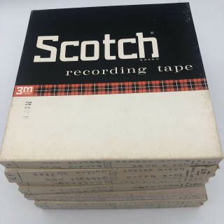 5x 3m Scotch Reel To Reel Magnetic Tape 7 " Reel |713