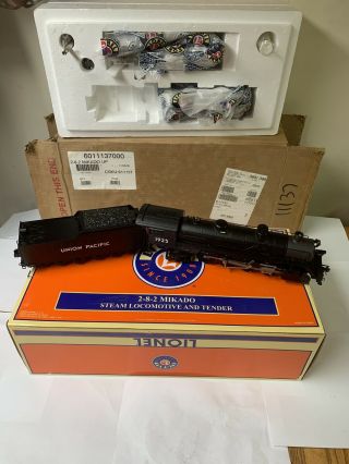 Lionel 6 - 11137 Up 2 - 8 - 2 Scale Mikado Steam Locomotive & Tender/box