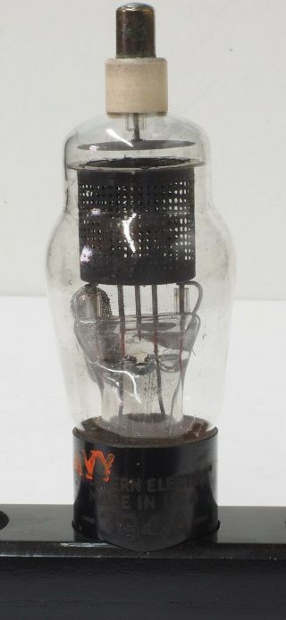 Western Electric 394a Engraved Base Thyratron Tube Navy