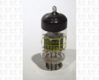 Realistic Lifetime 12ax7a 12ax7 Vacuum Tube Made In Poland Gray Plates
