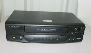 Orion Vr0212a Digital Auto Tracking Vhs Video Cassette Recorder Player -