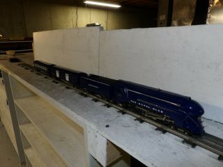 American Flyer O Gauge 556 The Royal Blue Train Set With 494 &495 Cars Restored