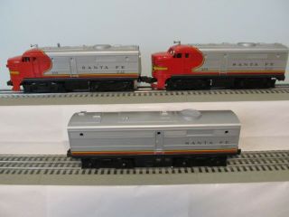 Lionel Santa Fe Locomotive No.  218p,  218t,  And 218c.  With Boxes