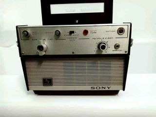 Sony Superscope Ssa - 905a Mini 3 Inch Reel To Reel Recorder Vintage Portable