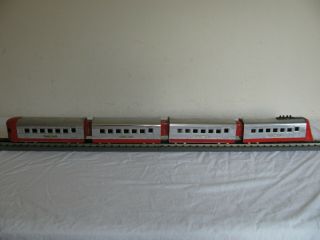 Prewar 1935 - 37 Lionel Trains Junior Streamlined Passenger Set 1700 1701 1702 Vg