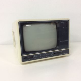 Vintage Realistic Portavision Portable Tv 5  No Power Cord 452