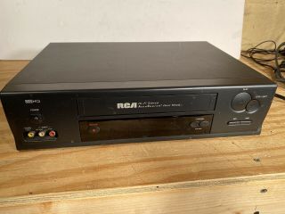 Rca 4 - Head Hi - Fi Stereo Vcr Player Accusearch Vr627hf No Remote &