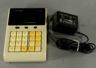 Vintage Singer Friden 1200 Calculator With Power Adapter Great