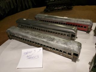 Pre War 00 Scale,  Scale Craft All Metal Pass Cars For Parts/Restore 1930s 3