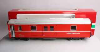 Lgb 32690 G Scale Rhatische Bahn Baggage Car - Metal Wheels Ln/box