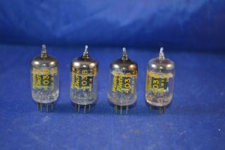 Strong Testing Match Quad Of Western Electric 403b Audio Vacuum Tubes Tv - 7 Test