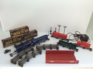 Vintage Gilbert American Flyer Train Set With The Royal Blue 350