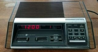 Vintage Ge General Electric 4870 Programmable Alarm Clock Radio 7 - 4870a