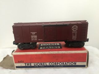 Lionel Postwar X6454 Southern Pacific Boxcar W/box