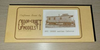 HO Gloor Craft Models York Central 19000 Series Caboose Kit 327 2