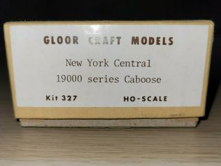 HO Gloor Craft Models York Central 19000 Series Caboose Kit 327 3