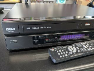 RCA DRC8335 DVD Recorder/ Player 6 Head HiFi VCR Combo w/ Remote (AS - IS) 3