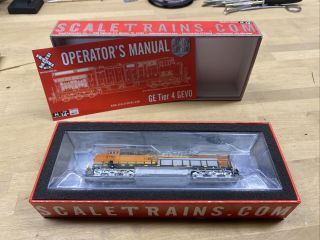 Scaletrains Rivet Counter N Scale Tier 4 Gevo Dcc And Sound Bnsf 3756; Stx32008