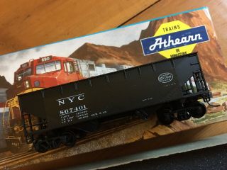 Athearn Ho American Railroad Nyc 50 Ton Hoppers Wagons Set Of 5 -
