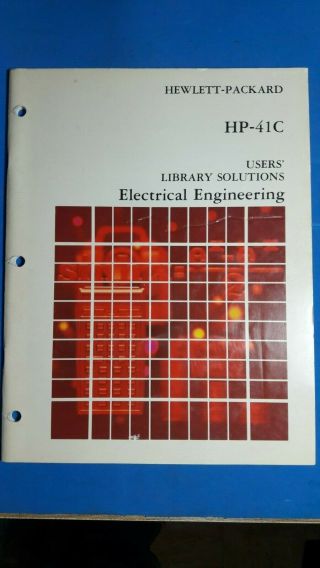 Users Library Solutions Electrical Enginnering Hp41 Series
