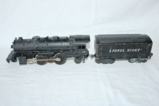 Vintage Lionel 1110 Steam Locomotive With Lionel Scout Coal Tender