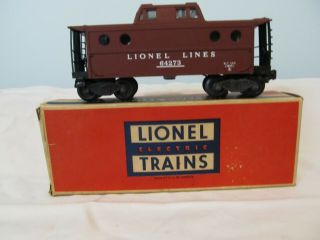 Lionel Postwar 6427 - 1 Ll N5c Porthole Caboose With Box