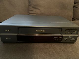Vintage Vcr Magnavox Vhs Player / Recorder (vru362at21) - No Remote