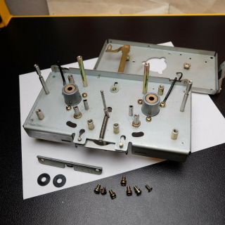Teac X - 1000r Reel To Reel – Capstan Head Stack Chassis Housing Assembly
