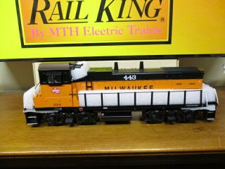 Mth Rail King 30 - 2814 - 1 Milwaukee Road Mp15ac Diesel Engine; Nib Proto 2 Cab443