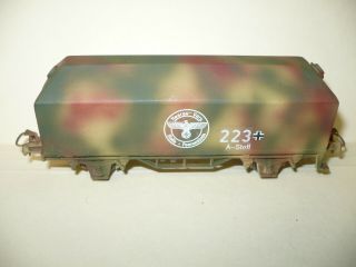Ww2 Peenemünde - Ho Camouflaged Self Contained Generator Car - Märklin - 5oz