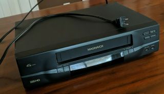 Magnavox Vru242at01 4 Head Hi - Fi Vcr Video Cassette Vhs Tape Player - No Remote