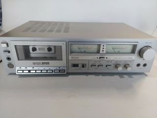 Denon DR - 320 3 Head Stereo Cassette Deck Player Recorder Japan 1980 PLEASE READ 2