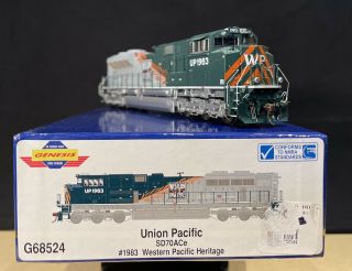 Athearn Genesis Sd70ace - Up Heritage Western Pacific Wp 1983 - Dcc/sound - Ready