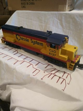 Aristo Craft Diesel Locomotive Ge U25 - B Chessie System Art - 22102 " G " Scale